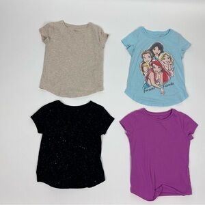 Girls Short Sleeve Tee Shirts Lot of 4
